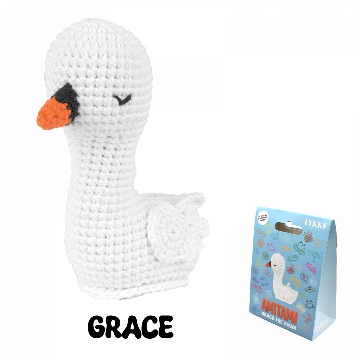 Amitami - Grace the Swan Cotton Crochet Kit