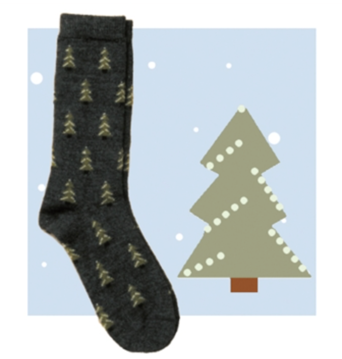Red Maple Sportswear - Pine Tree Socks - Alpaca/Bamboo