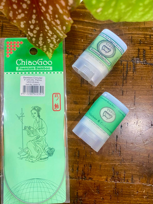 ChiaoGoo - Bamboo 9" Circular Needles - US Size 0-9