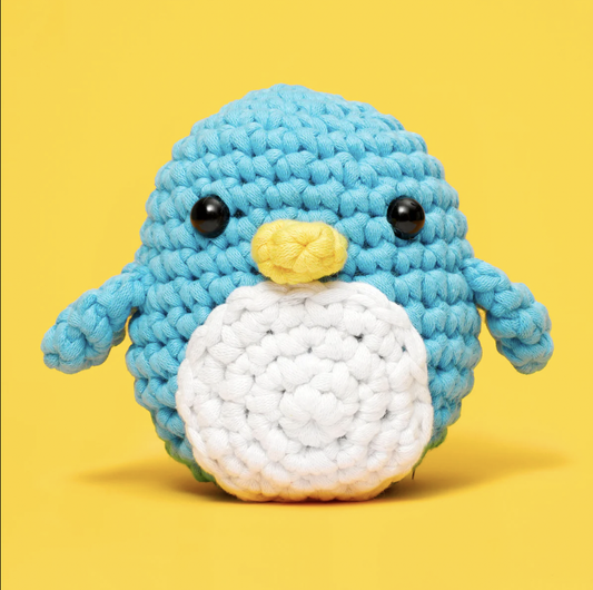 The Woobles - Pierre The Penguin Crochet Amigurumi Kit for Beginners