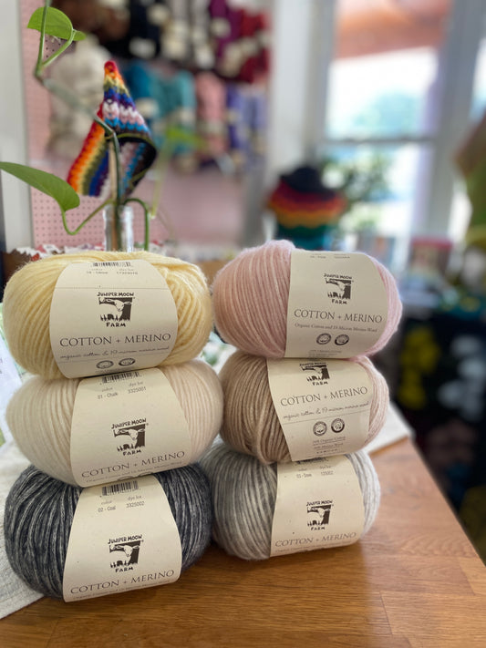 Juniper Moon - Cotton + Merino Worsted