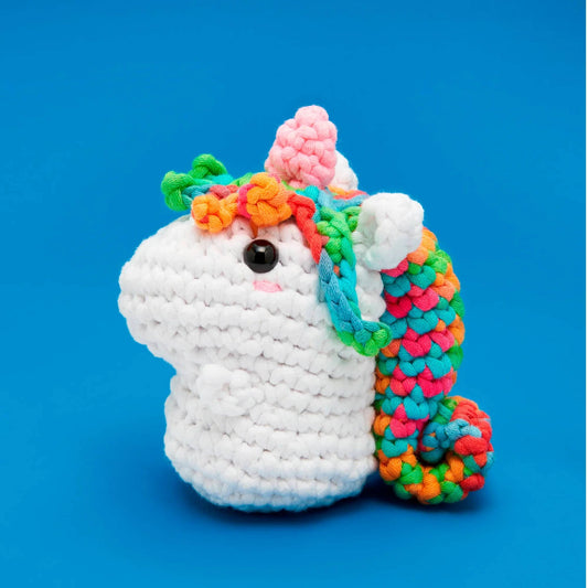 The Woobles - Rainbow Billy The Unicorn Beginner Crochet Kit