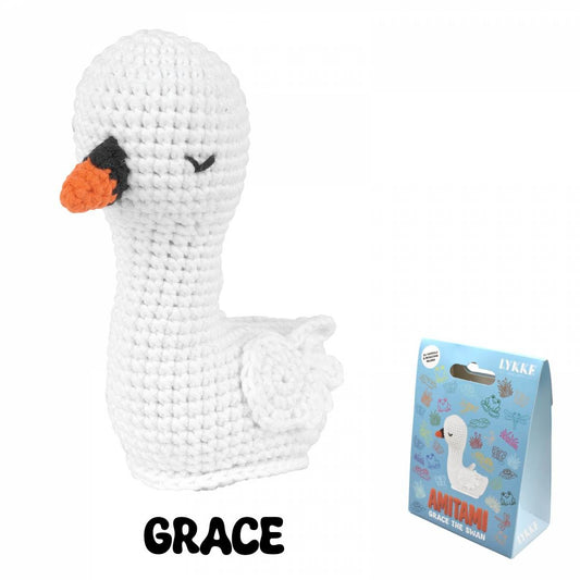 Amitami - Grace the Swan Cotton Crochet Kit
