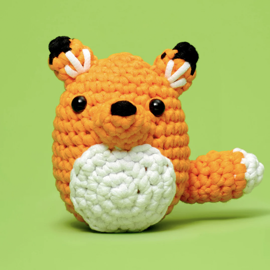 The Woobles - Felix The Fox Crochet Amigurumi Kit for Beginners