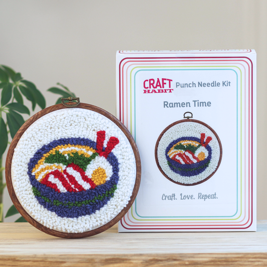 Craft Habit - Ramen Time Punch Needle Kit