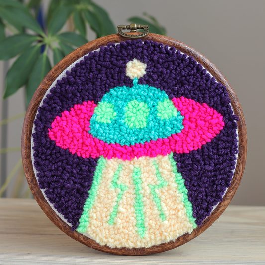 Craft Habit - Unidentified Fluffy Object Punch Needle Kit
