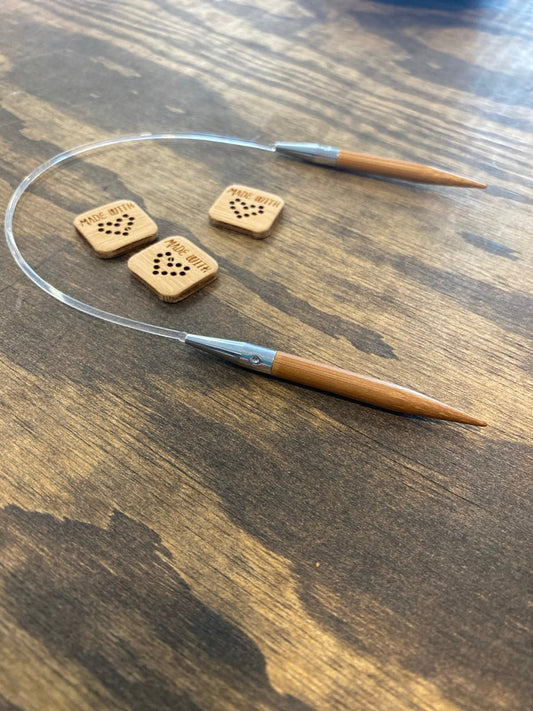 ChiaoGoo Bamboo 12" Circular Needles (US 0-8)