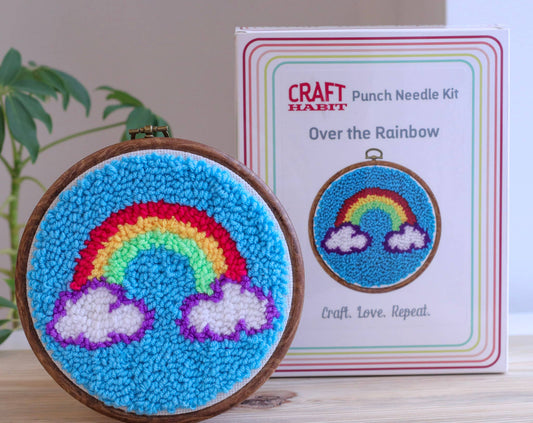Craft Habit - Over The Rainbow Punch Needle Kit